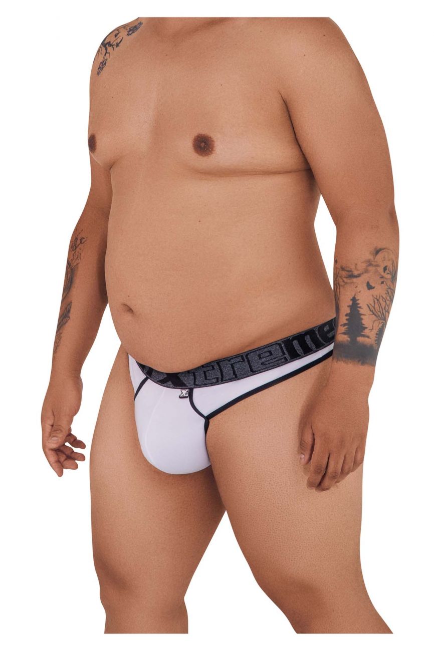 Xtremen 91101X Microfiber Thongs Color White - DealByEthan.gay loves Xtremen