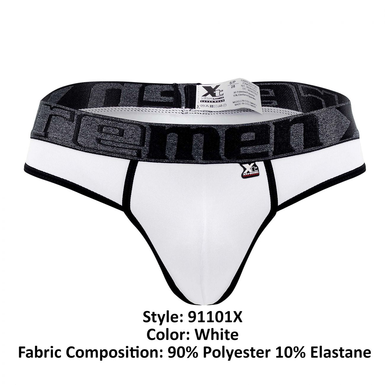 Xtremen 91101X Microfiber Thongs Color White - DealByEthan.gay loves Xtremen