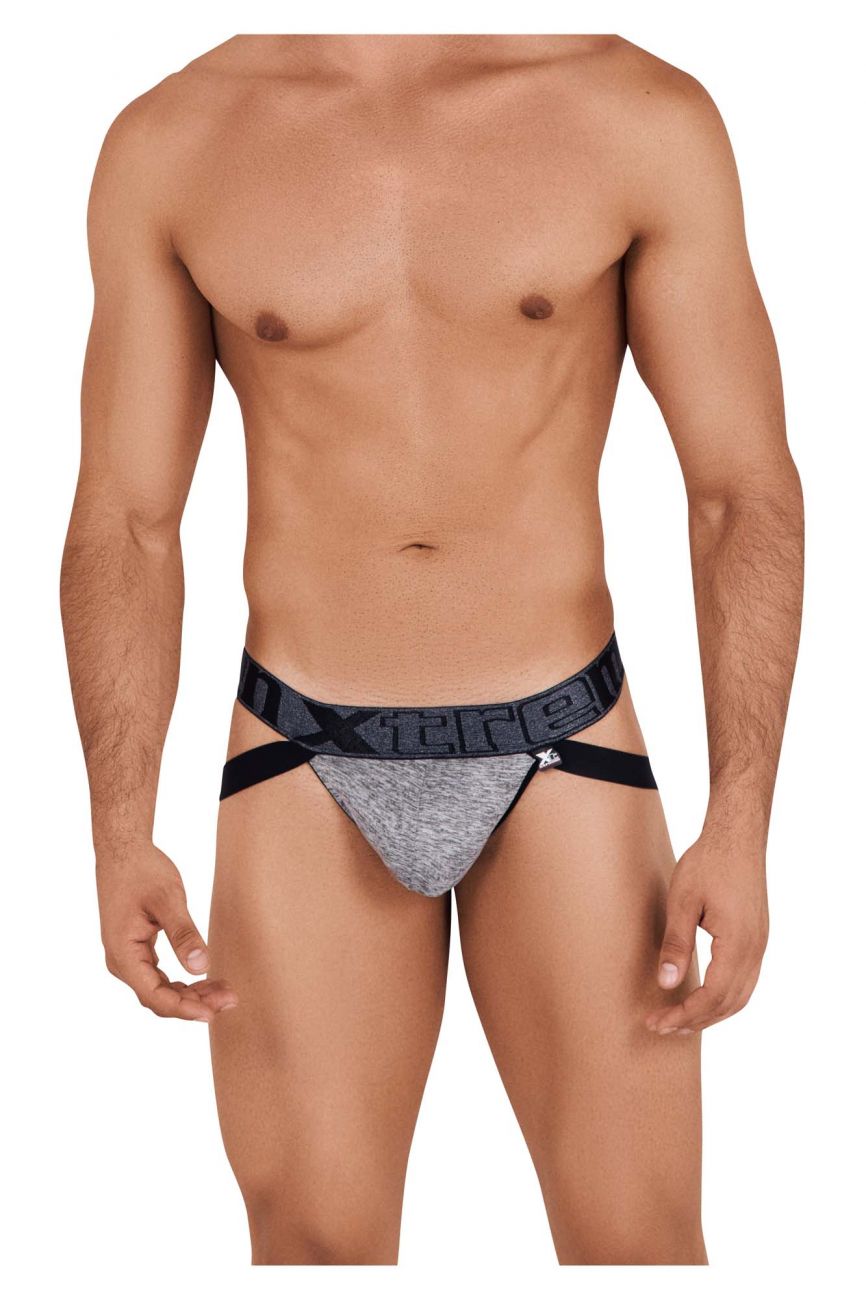 Xtremen 91102 Microfiber Jockstrap Color Jasper Gray - DealByEthan.gay loves Xtremen