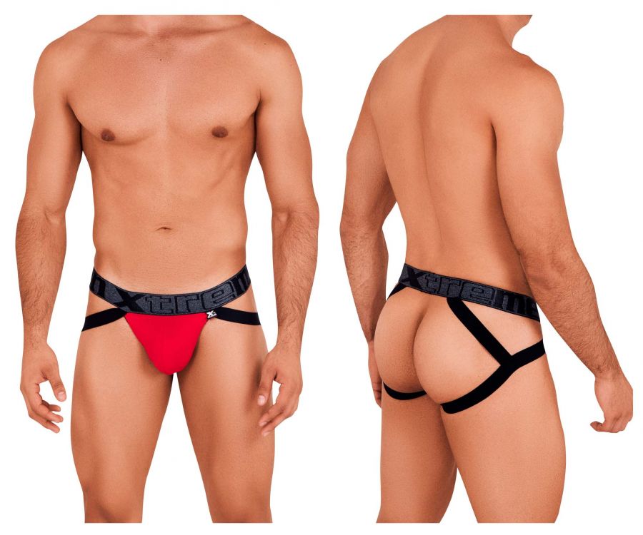 Xtremen 91102 Microfiber Jockstrap Color Red - DealByEthan.gay loves Xtremen