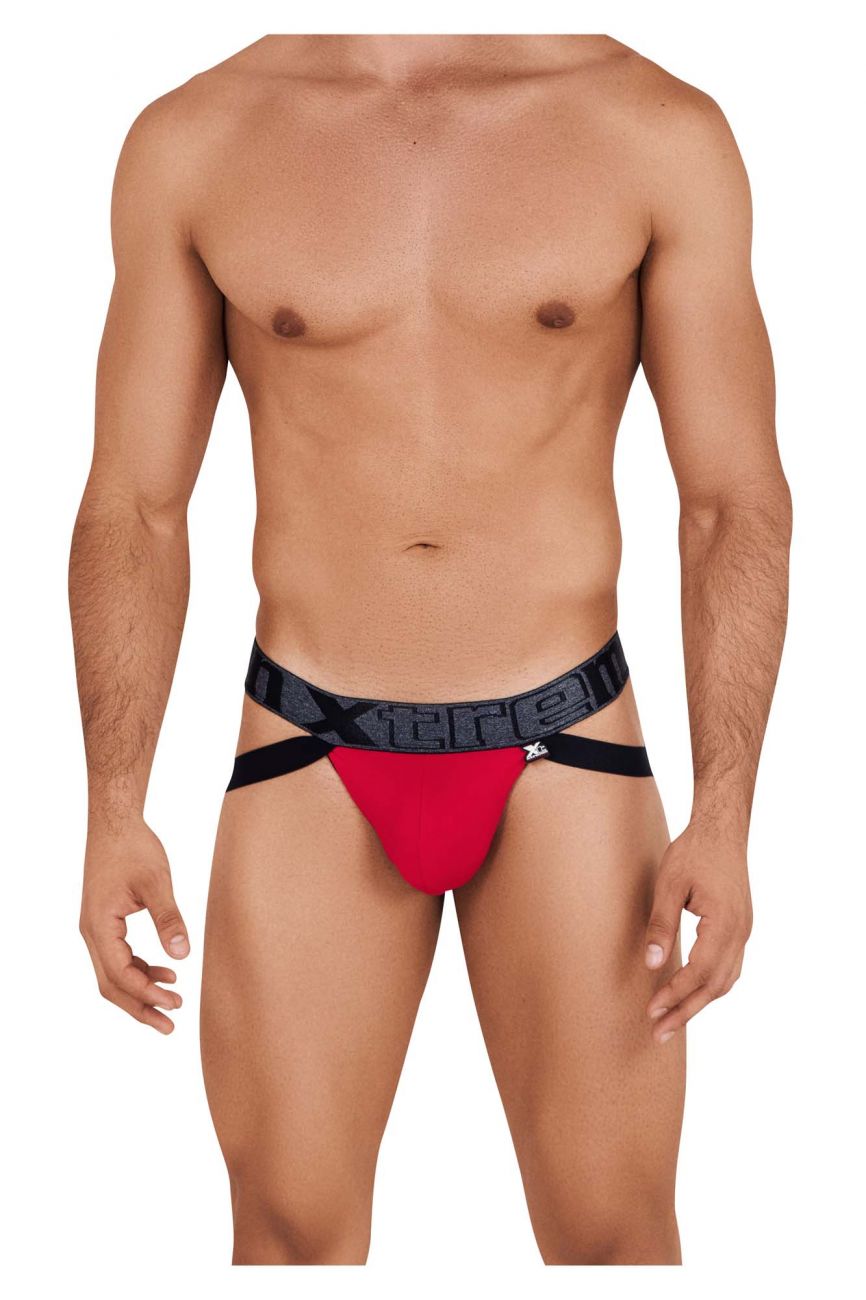 Xtremen 91102 Microfiber Jockstrap Color Red - DealByEthan.gay loves Xtremen