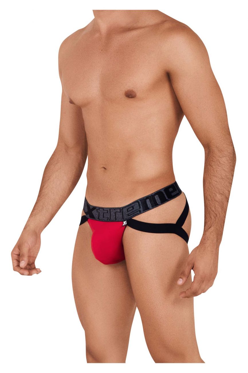 Xtremen 91102 Microfiber Jockstrap Color Red - DealByEthan.gay loves Xtremen