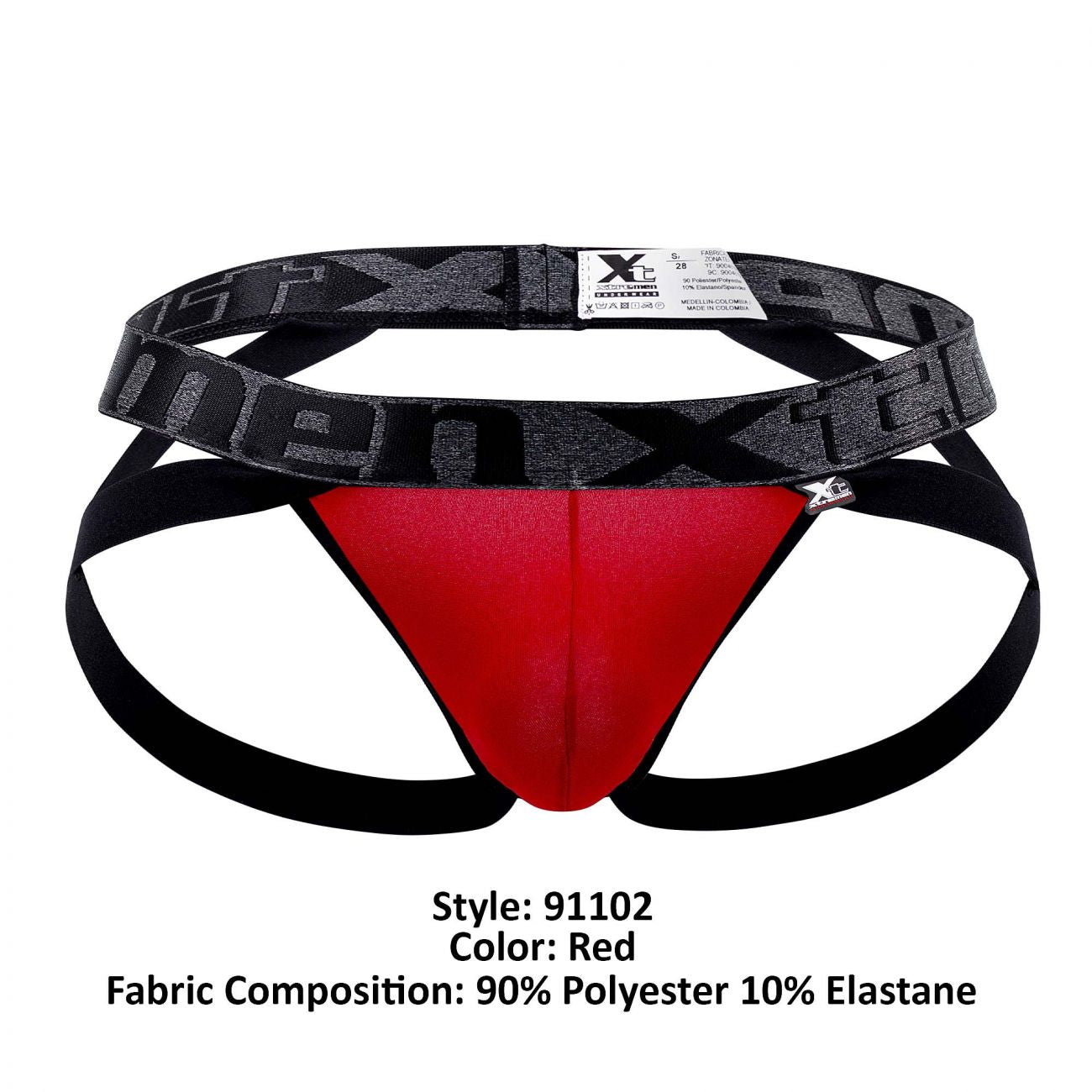 Xtremen 91102 Microfiber Jockstrap Color Red - DealByEthan.gay loves Xtremen