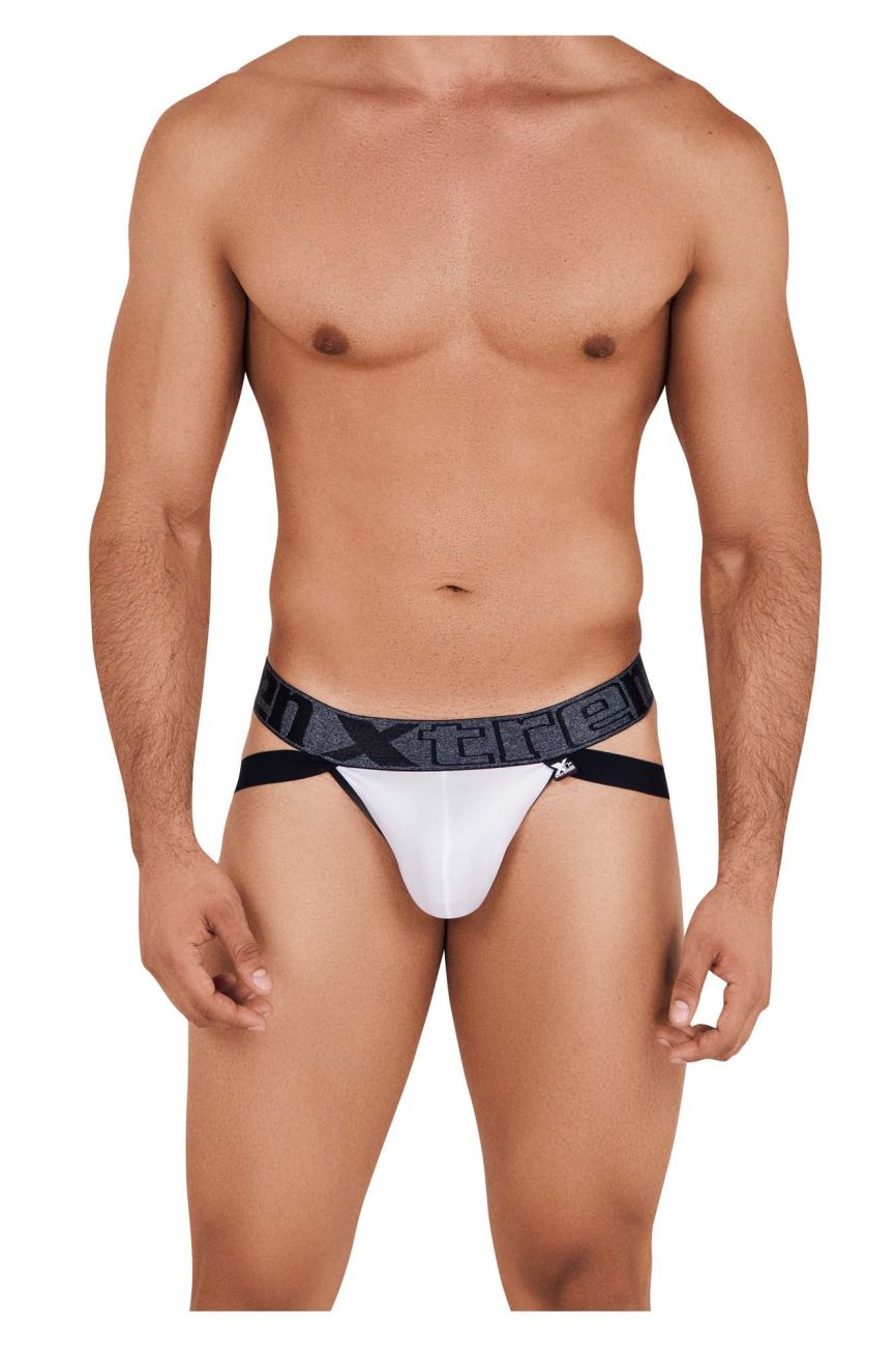 Xtremen 91102 Microfiber Jockstrap Color White - DealByEthan.gay loves Xtremen