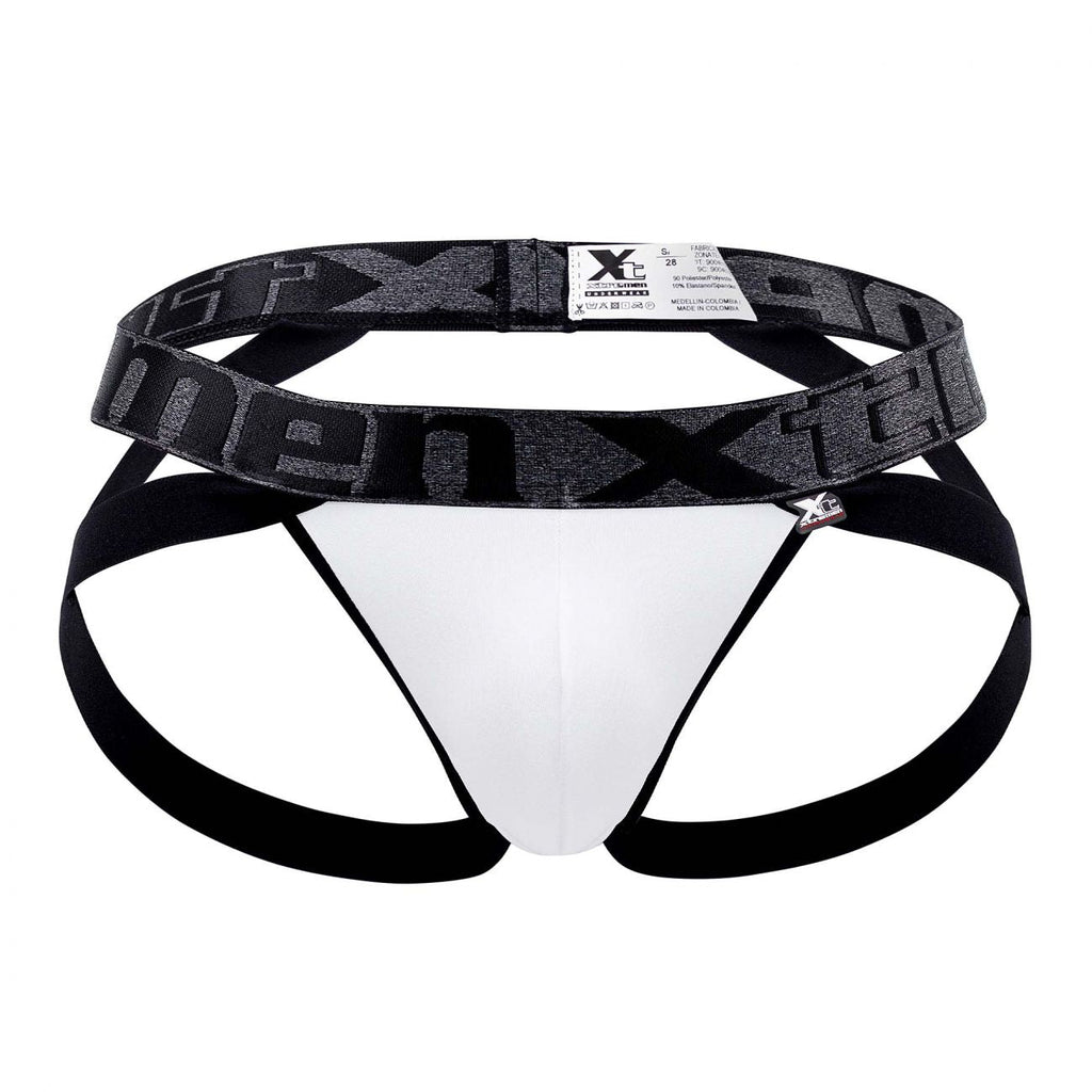 Xtremen 91102 Microfiber Jockstrap Color White - DealByEthan.gay loves Xtremen