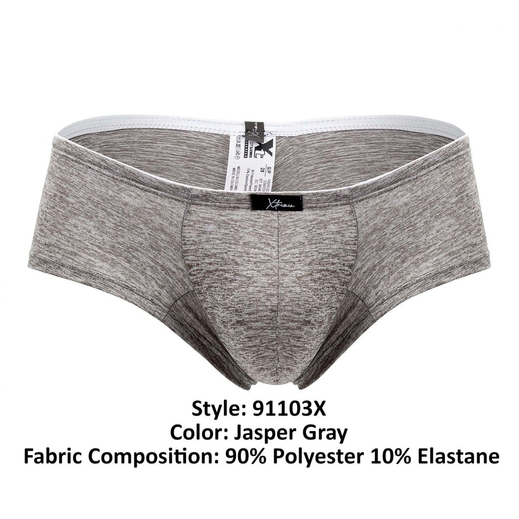 Xtremen 91103X Microfiber Trunks Color Jasper Gray - DealByEthan.gay loves Xtremen