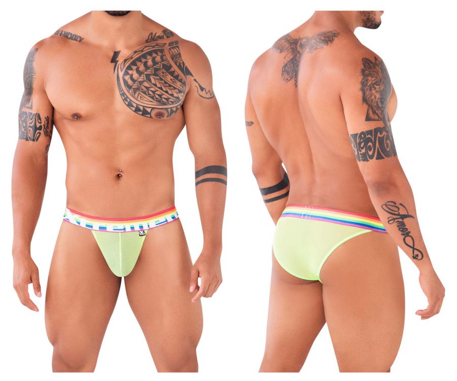 Xtremen 91104 Pride Mesh Bikini Color Neon Green - DealByEthan.gay loves Xtremen