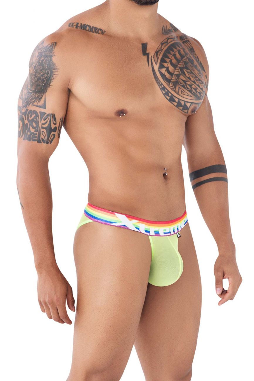 Xtremen 91104 Pride Mesh Bikini Color Neon Green - DealByEthan.gay loves Xtremen