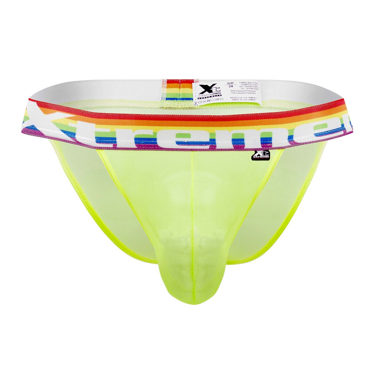 Xtremen 91104 Pride Mesh Bikini Color Neon Green - DealByEthan.gay loves Xtremen