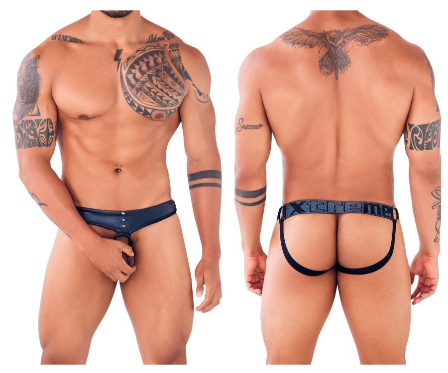 Xtremen 91107 Protuder Jockstrap Color Navy - DealByEthan.gay loves Xtremen