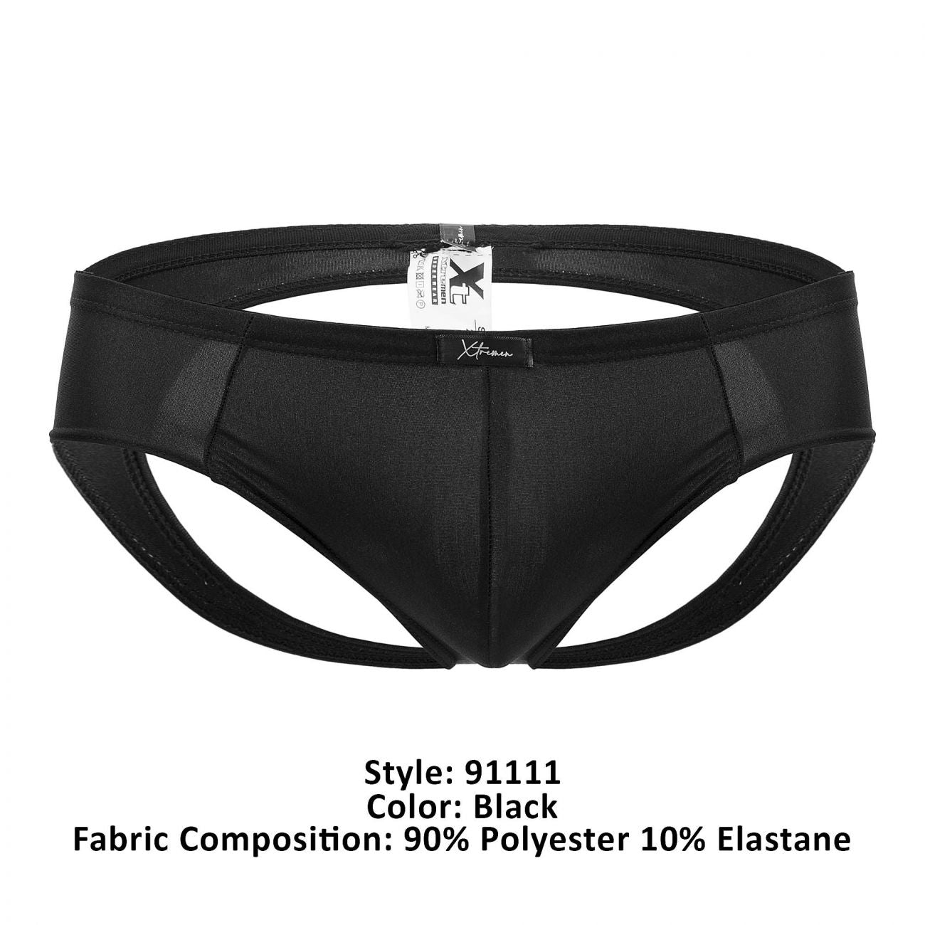 Xtremen 91111 Super Shine Jockstrap Color Black - DealByEthan.gay loves Xtremen