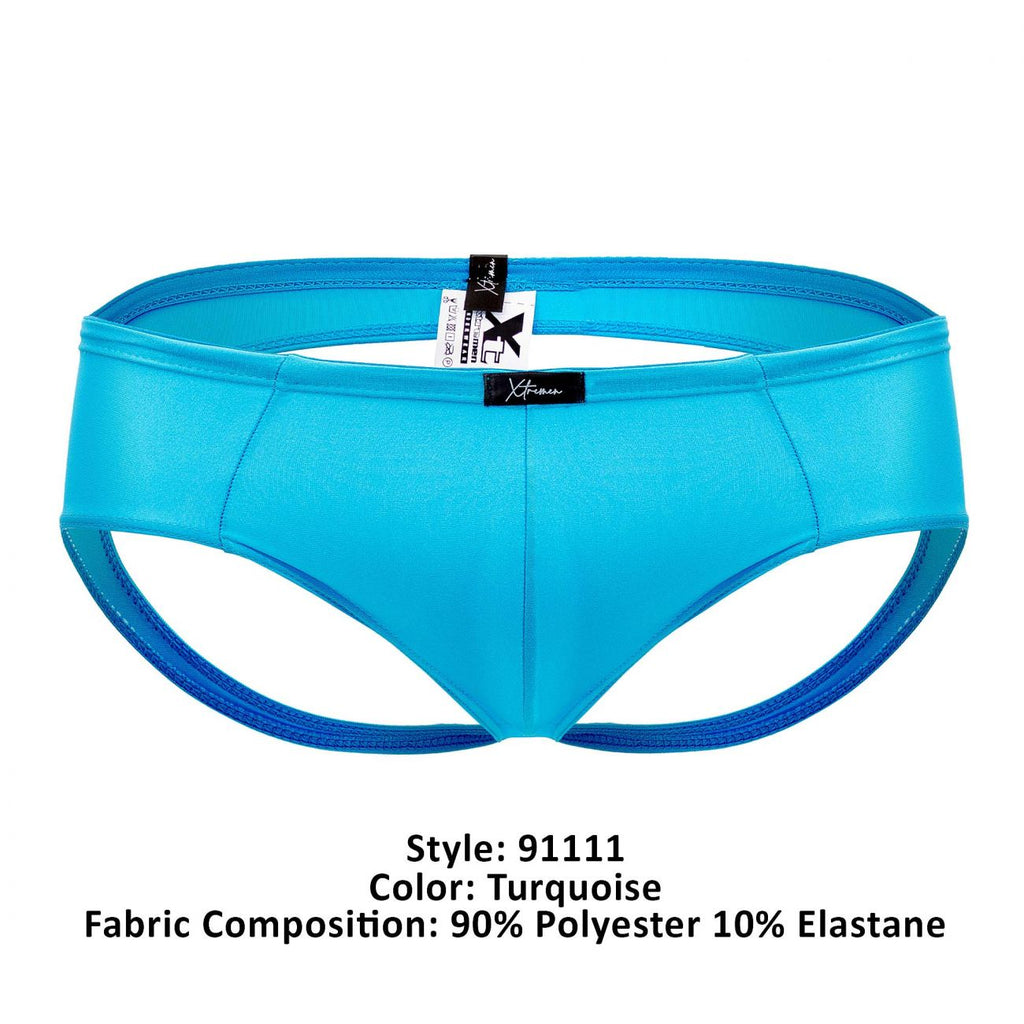 Xtremen 91111 Super Shine Jockstrap Color Turquoise - DealByEthan.gay loves Xtremen