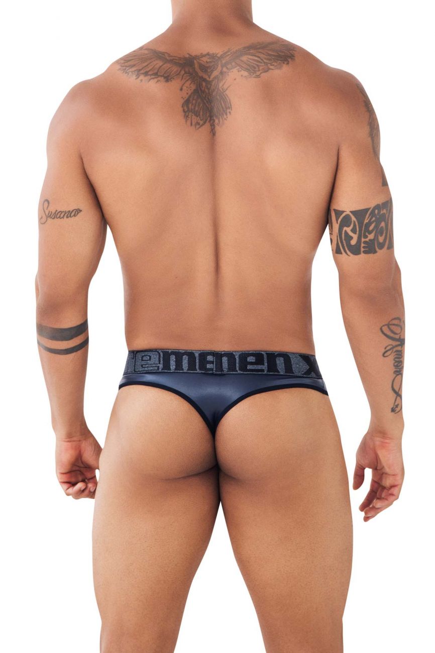 Xtremen 91113 Faux Leather Thongs Color Navy - DealByEthan.gay loves Xtremen