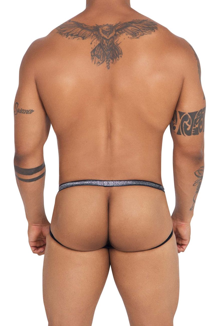 Xtremen 91116 Metallic Jockstrap Color Black - DealByEthan.gay loves Xtremen