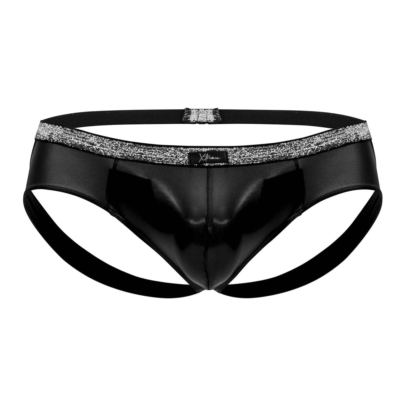 Xtremen 91116 Metallic Jockstrap Color Black - DealByEthan.gay loves Xtremen