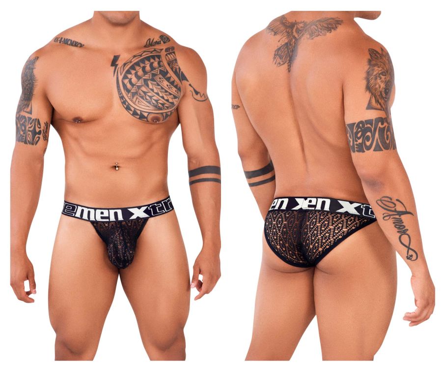 Xtremen 91117 Lace Bikini Color Black - DealByEthan.gay loves Xtremen
