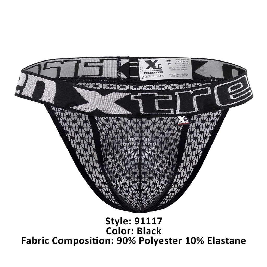 Xtremen 91117 Lace Bikini Color Black - DealByEthan.gay loves Xtremen