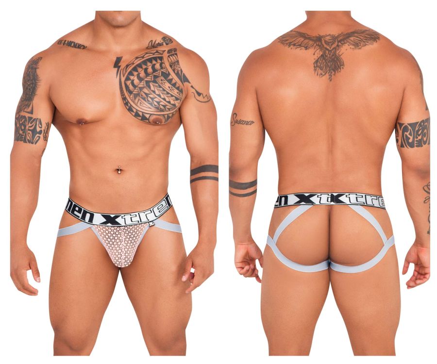Xtremen 91118 Lace Jockstrap Color Rosewood - DealByEthan.gay loves Xtremen