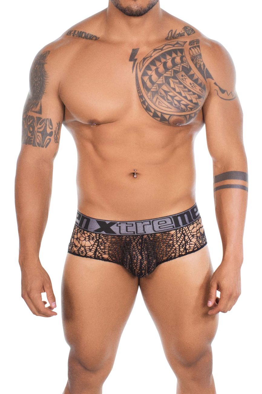 Xtremen 91119 Lace Jockstrap Color Black - DealByEthan.gay loves Xtremen