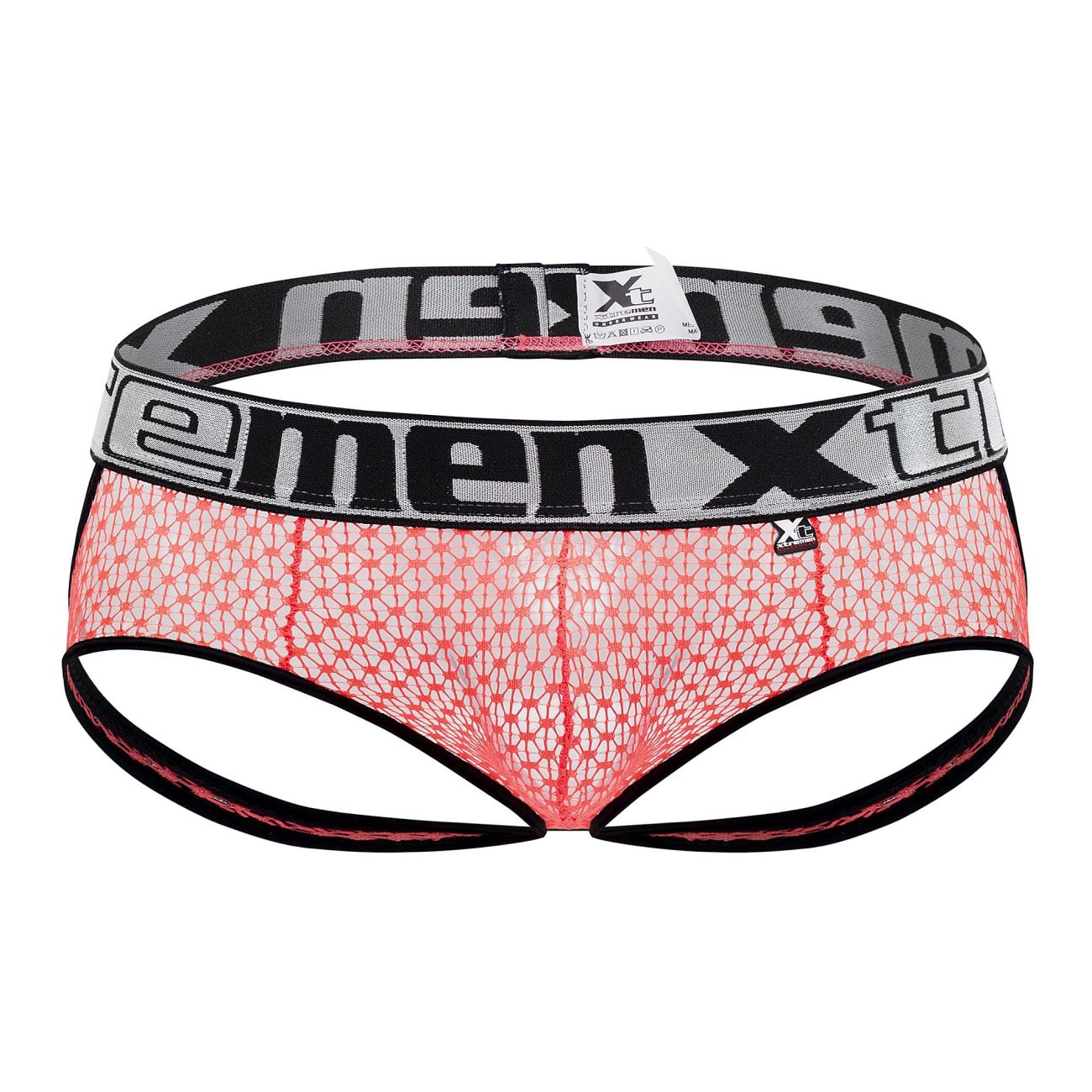 Xtremen 91119 Lace Jockstrap Color Coral - DealByEthan.gay loves Xtremen