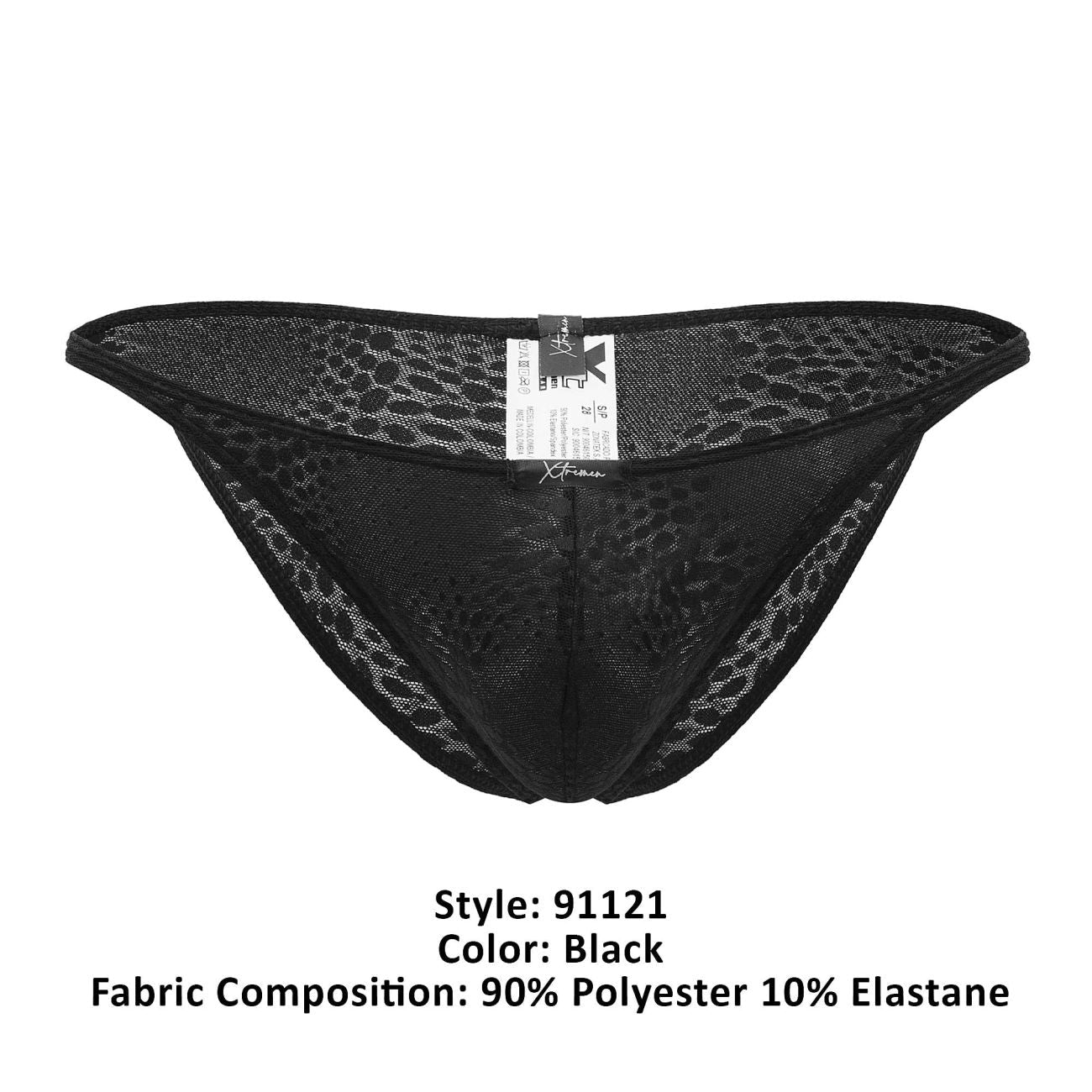Xtremen 91121 Lace Bikini Color Black - DealByEthan.gay loves Xtremen