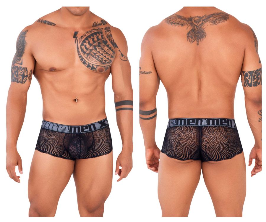 Xtremen 91123 Lace Briefs Color Black - DealByEthan.gay loves Xtremen