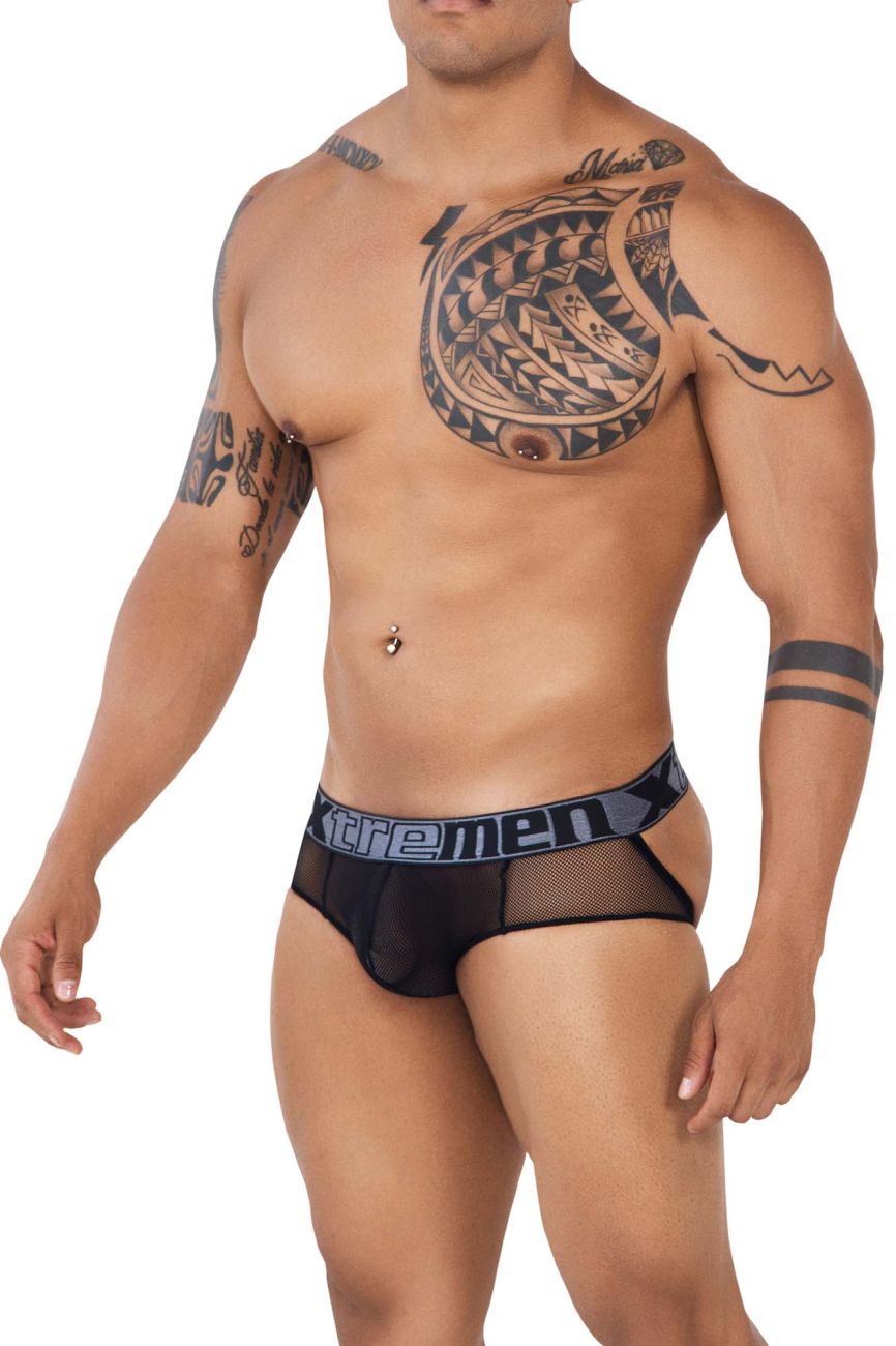 Xtremen 91124 Lace Jockstrap Color Black - DealByEthan.gay loves Xtremen