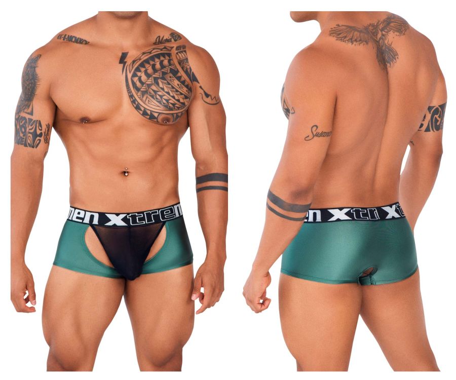 Xtremen 91125 Mesh Trunks Color Green - DealByEthan.gay loves Xtremen