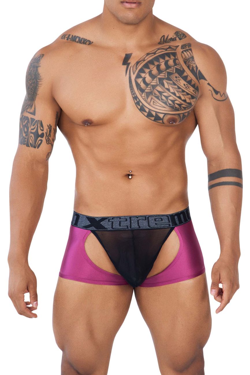 Xtremen 91125 Mesh Trunks Color Violet - DealByEthan.gay loves Xtremen