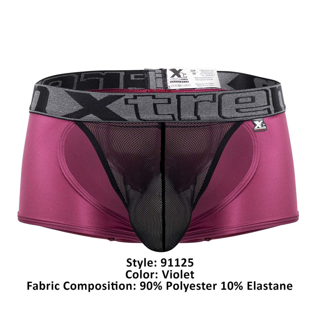 Xtremen 91125 Mesh Trunks Color Violet - DealByEthan.gay loves Xtremen