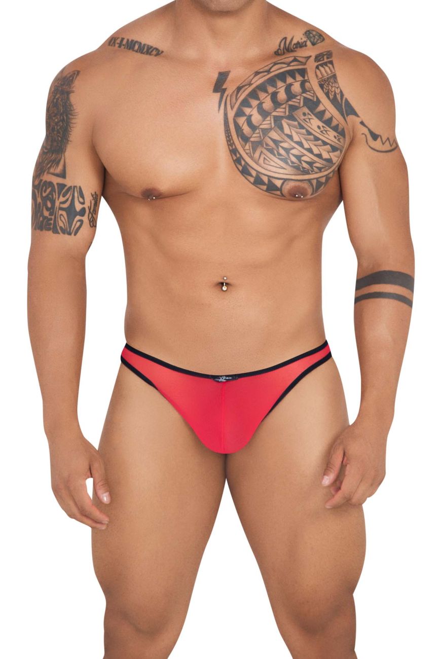 Xtremen 91126 Mesh Thongs Color Red - DealByEthan.gay loves Xtremen