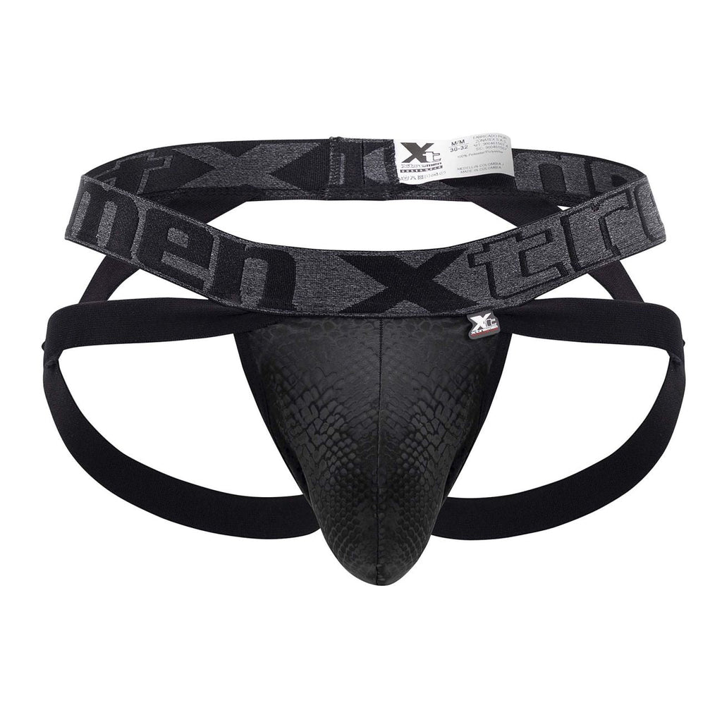 Xtremen 91128 Snake print Jockstrap Color Black - DealByEthan.gay loves Xtremen