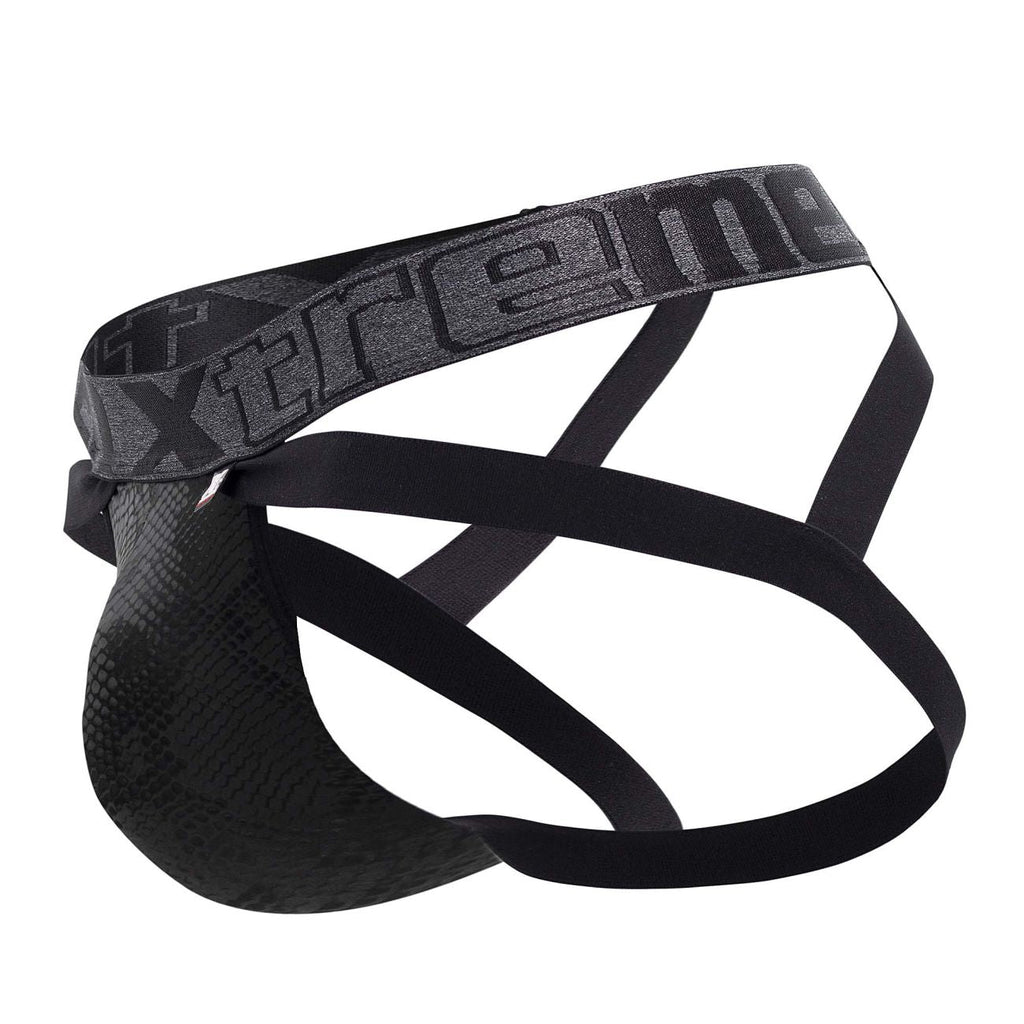 Xtremen 91128 Snake print Jockstrap Color Black - DealByEthan.gay loves Xtremen