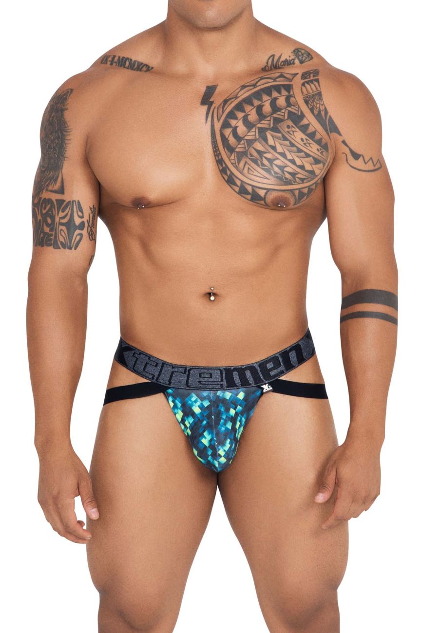 Xtremen 91130 Printed Jockstrap Color Green - DealByEthan.gay loves Xtremen