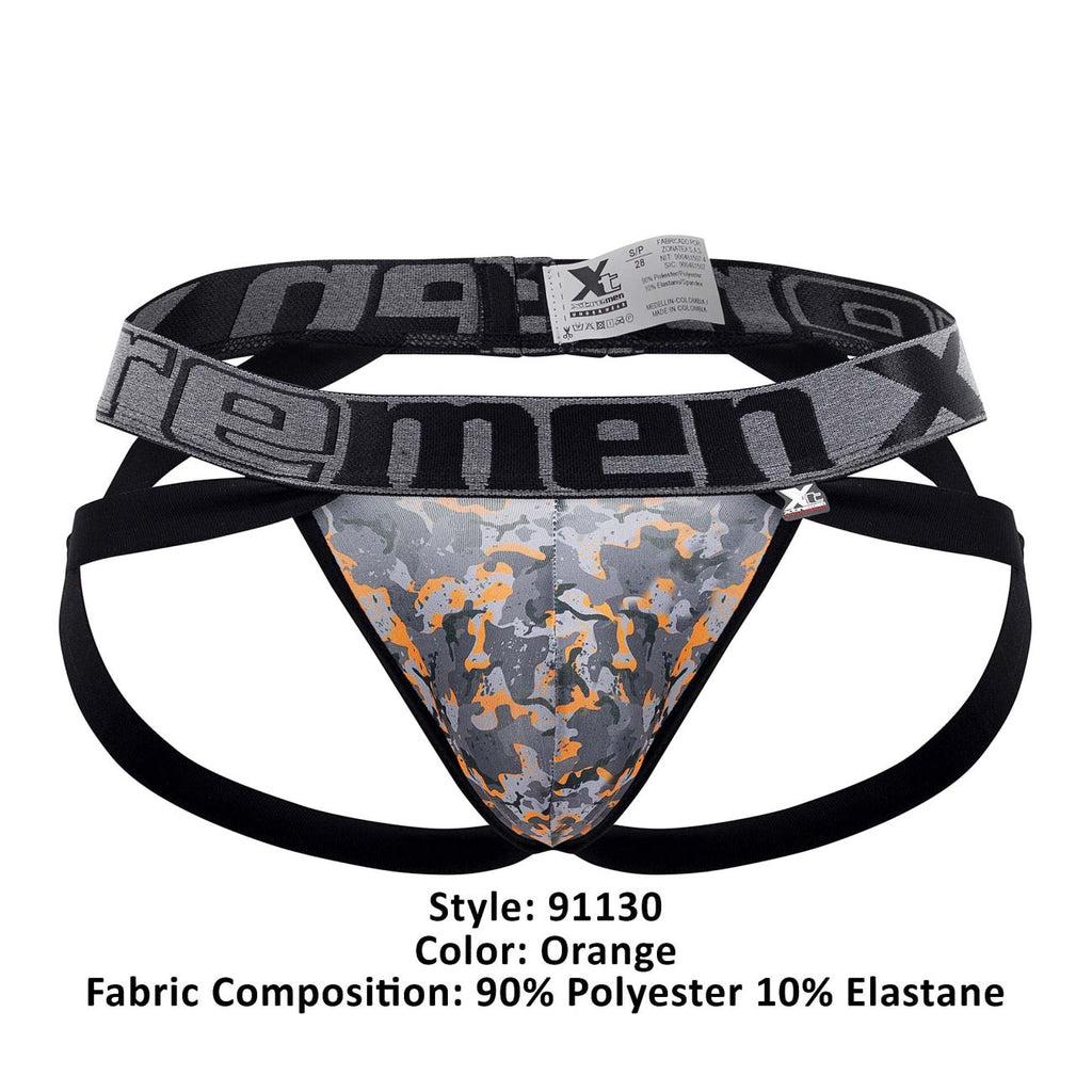Xtremen 91130 Printed Jockstrap Color Orange - DealByEthan.gay loves Xtremen
