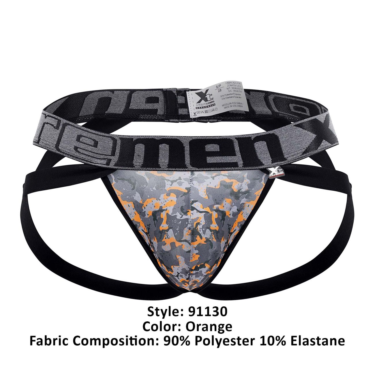 Xtremen 91130 Printed Jockstrap Color Orange - DealByEthan.gay loves Xtremen