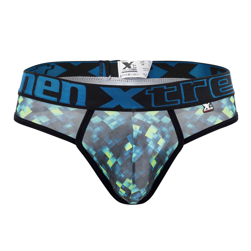 Xtremen 91131 Printed Thongs Color Green - DealByEthan.gay loves Xtremen