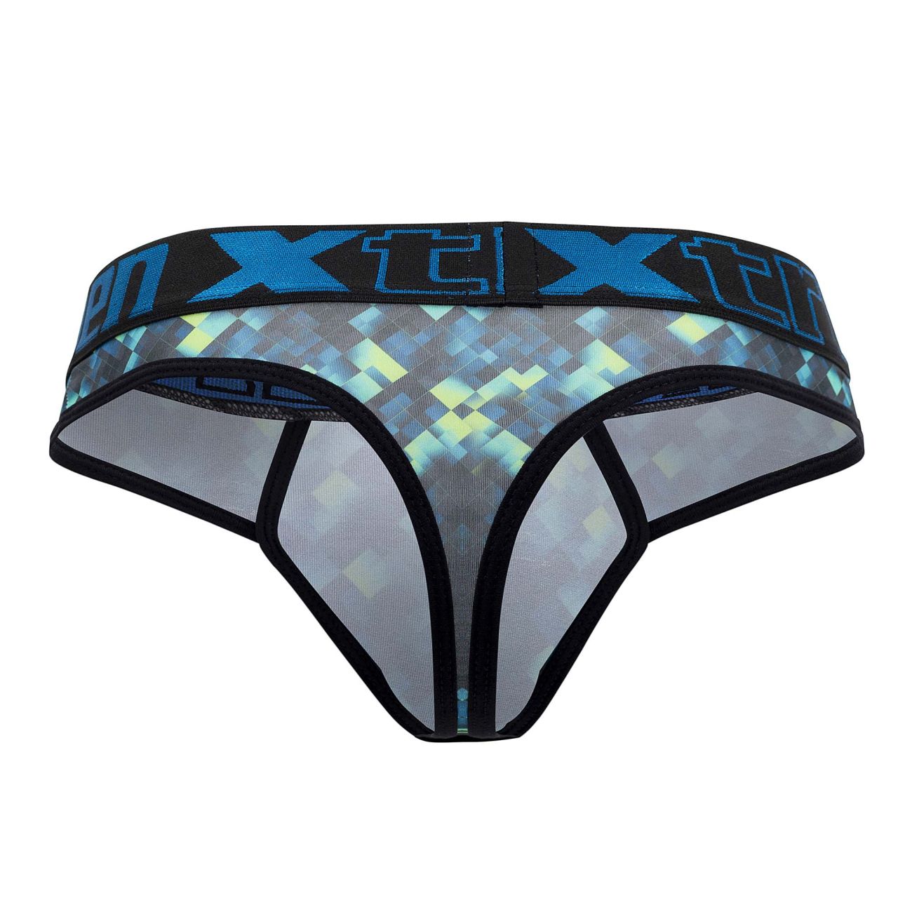 Xtremen 91131 Printed Thongs Color Green - DealByEthan.gay loves Xtremen