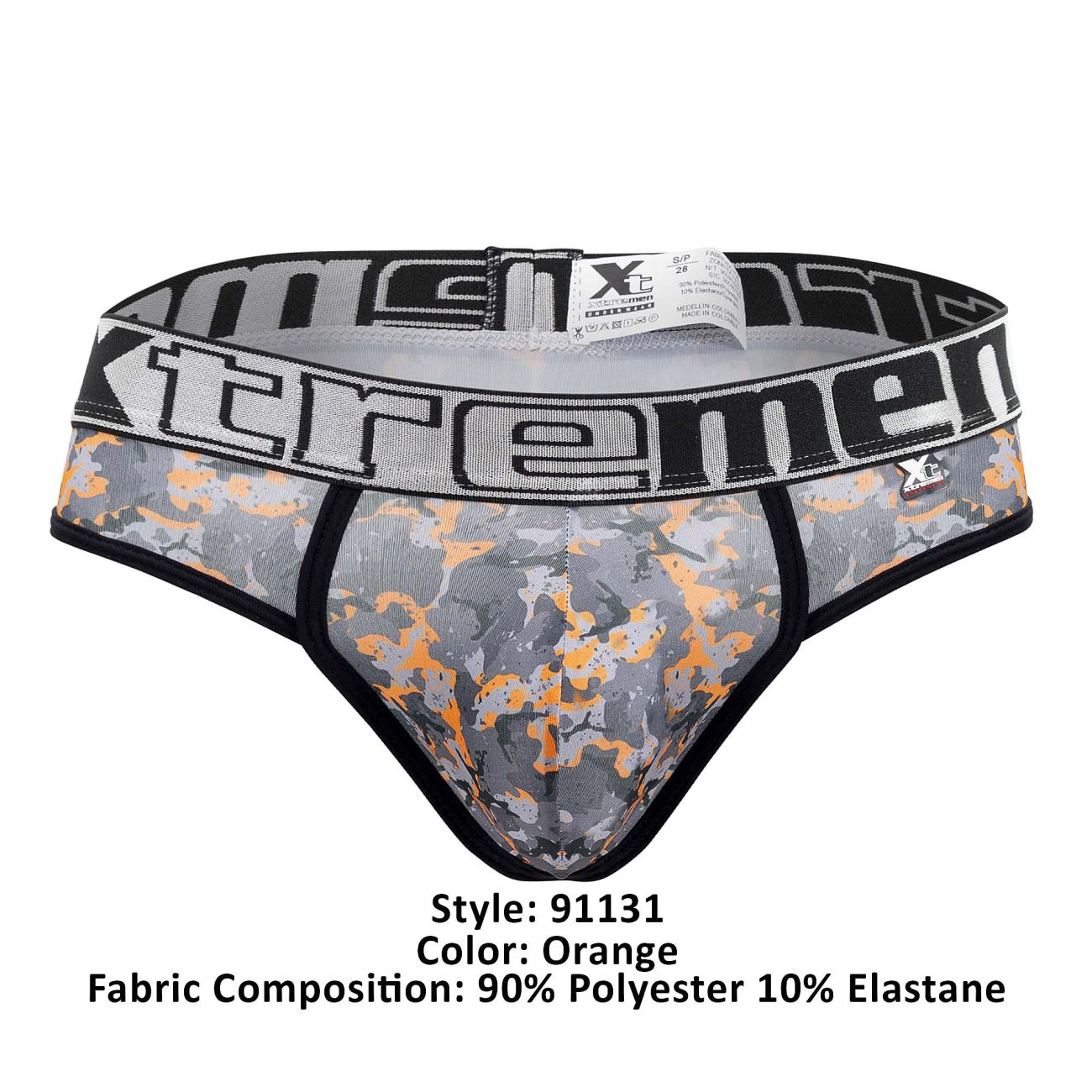 Xtremen 91131 Printed Thongs Color Orange - DealByEthan.gay loves Xtremen