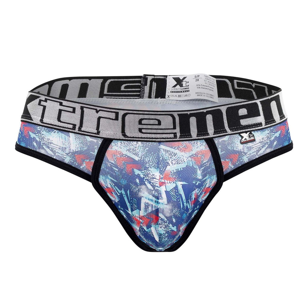 Xtremen 91131 Printed Thongs Color Royal - DealByEthan.gay loves Xtremen