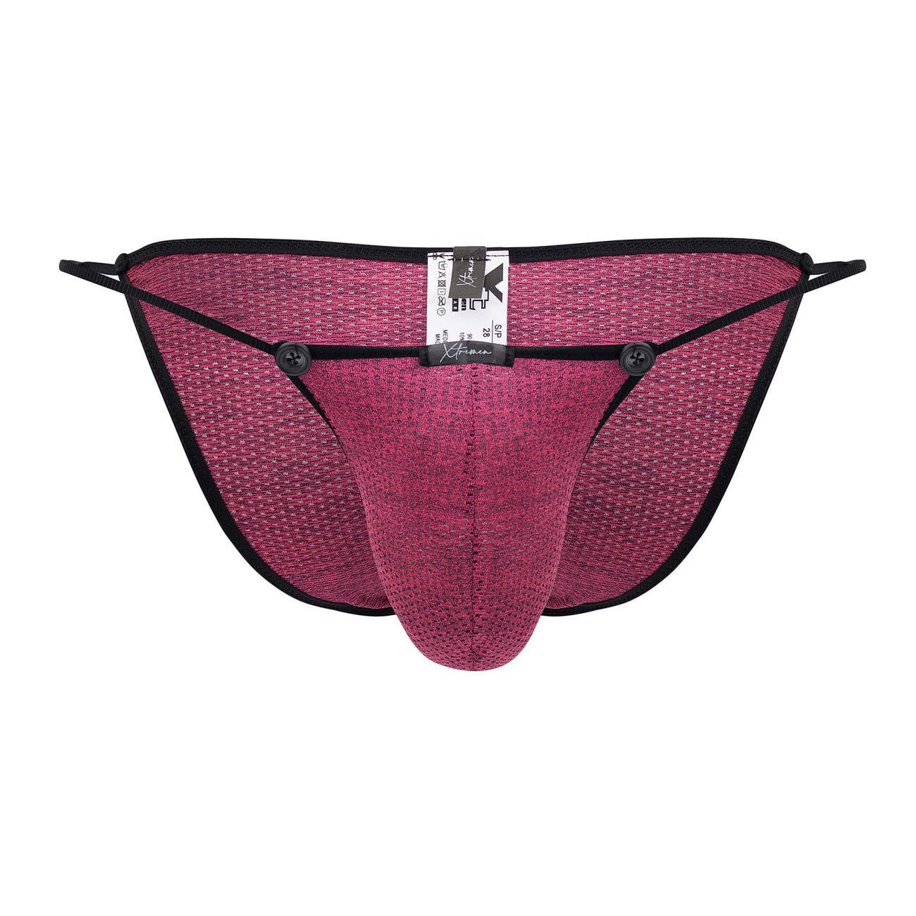 Xtremen 91132 Mesh Bikini Color Fuchsia - DealByEthan.gay loves Xtremen
