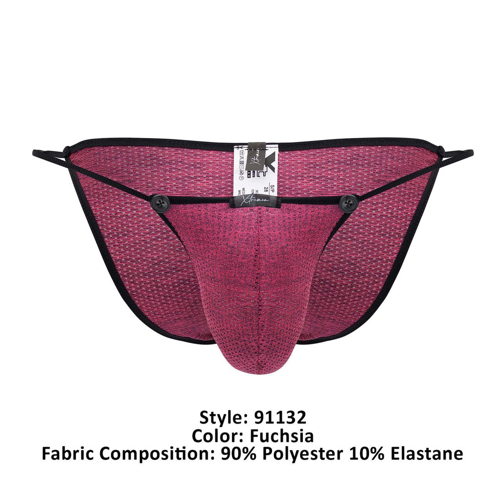 Xtremen 91132 Mesh Bikini Color Fuchsia - DealByEthan.gay loves Xtremen