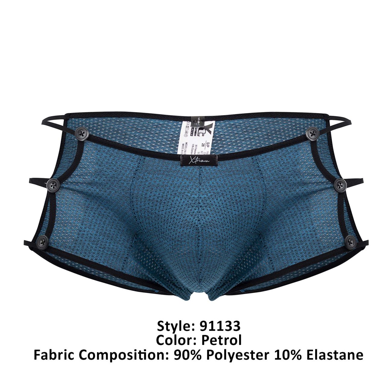 Xtremen 91133 Mesh Briefs Color Petrol - DealByEthan.gay loves Xtremen