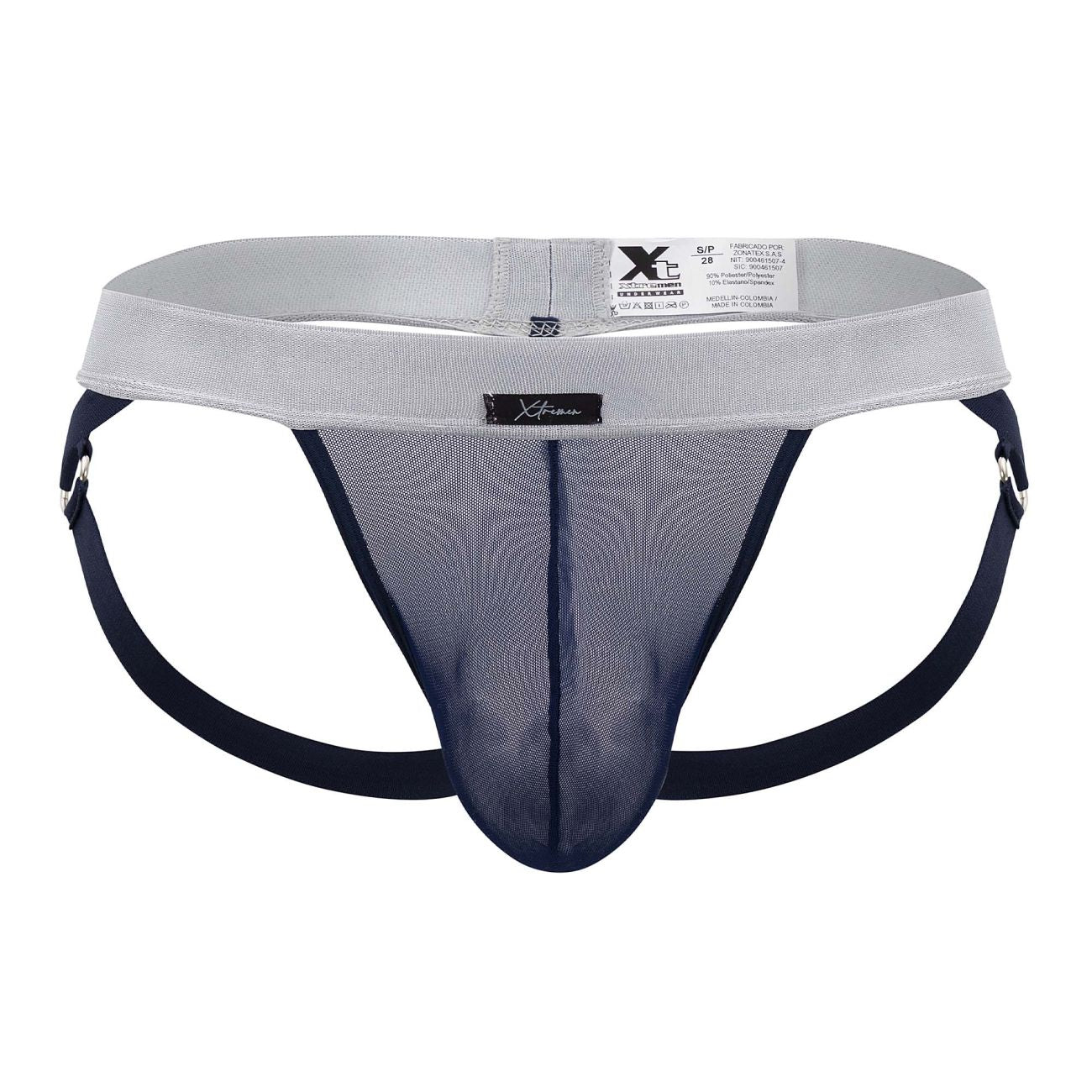 Xtremen 91134 Mesh Jockstrap Color Dark Blue - DealByEthan.gay loves Xtremen