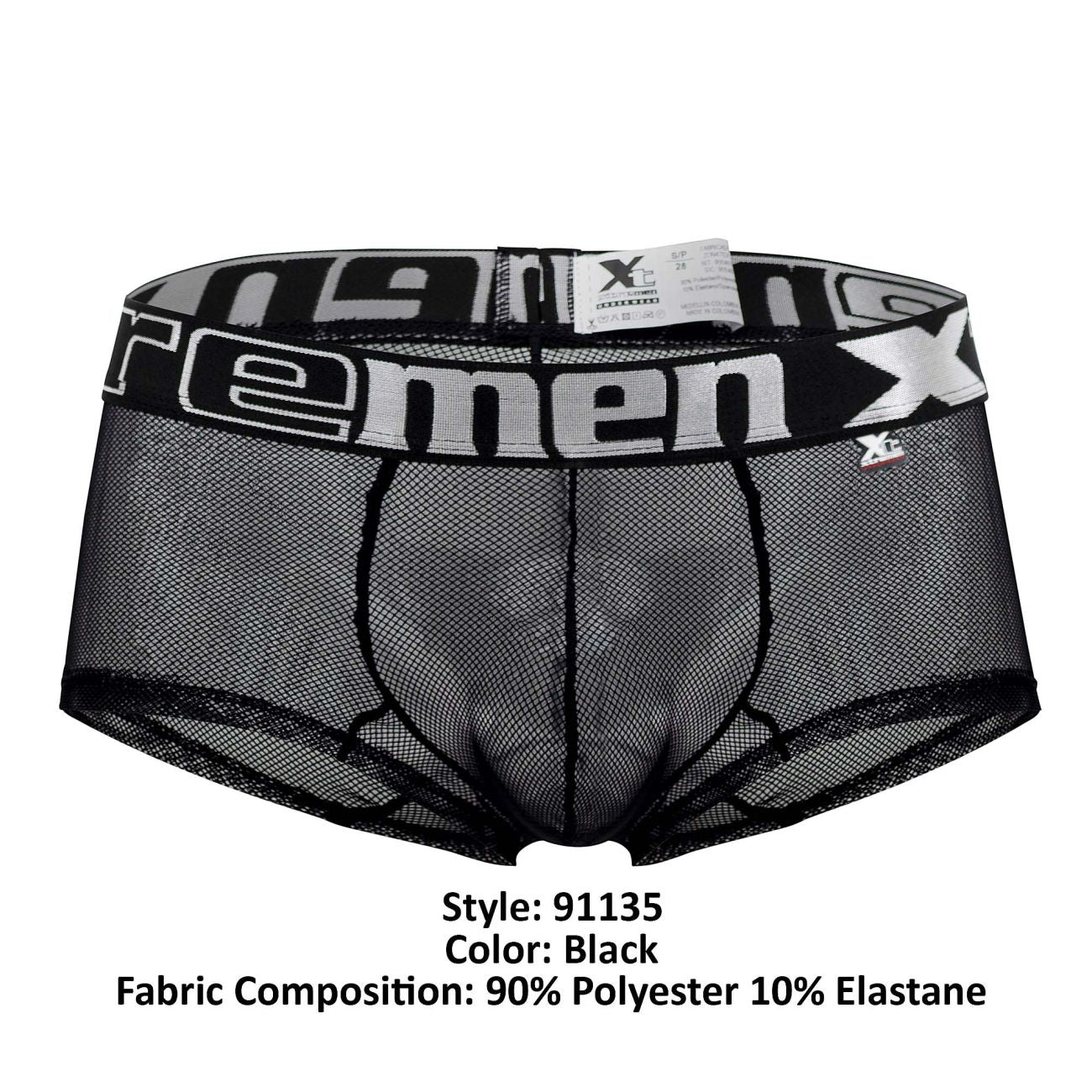Xtremen 91135 Mesh Trunks Color Black - DealByEthan.gay loves Xtremen