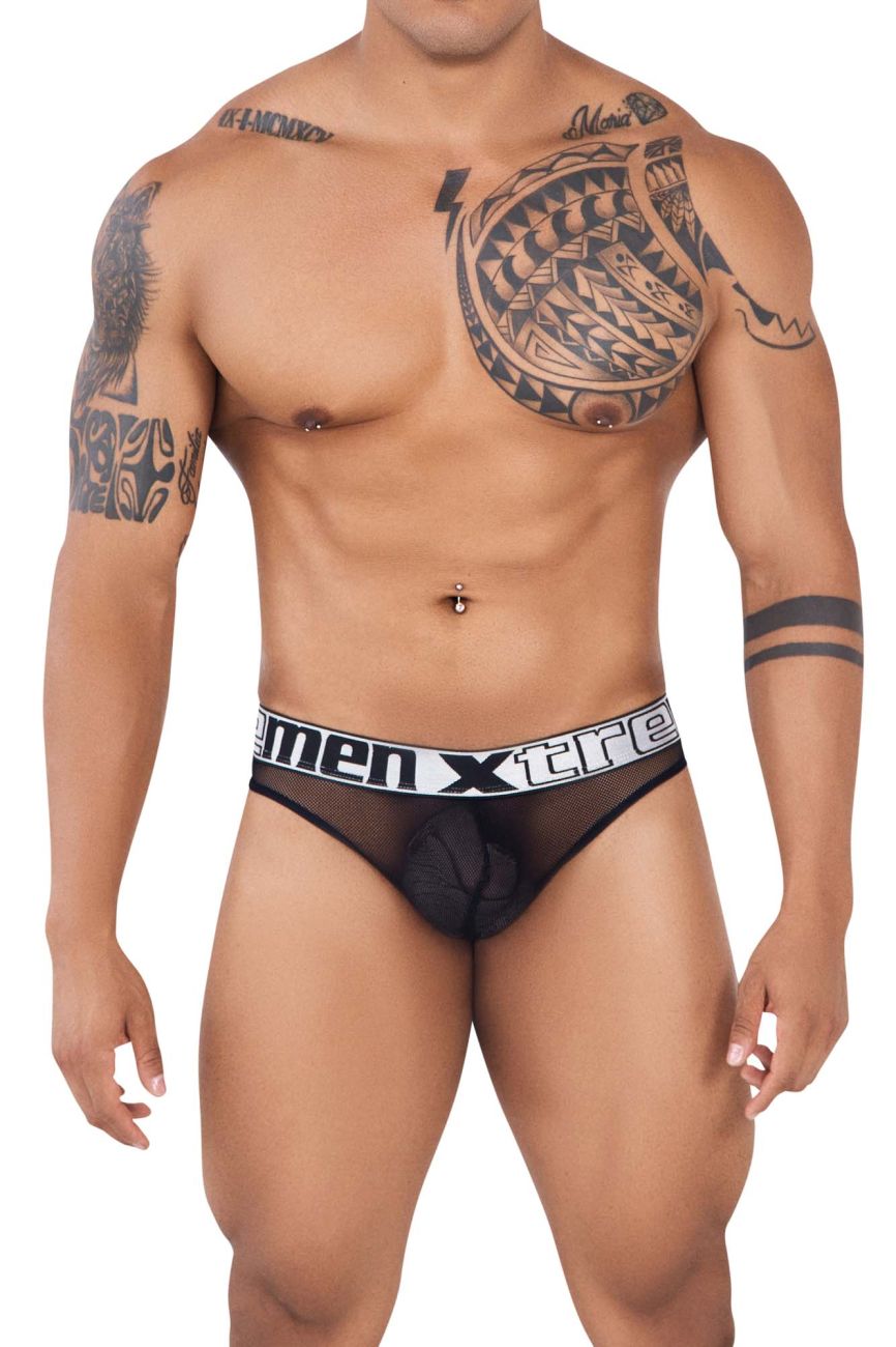 Xtremen 91137 Mesh Thongs Color Black - DealByEthan.gay loves Xtremen