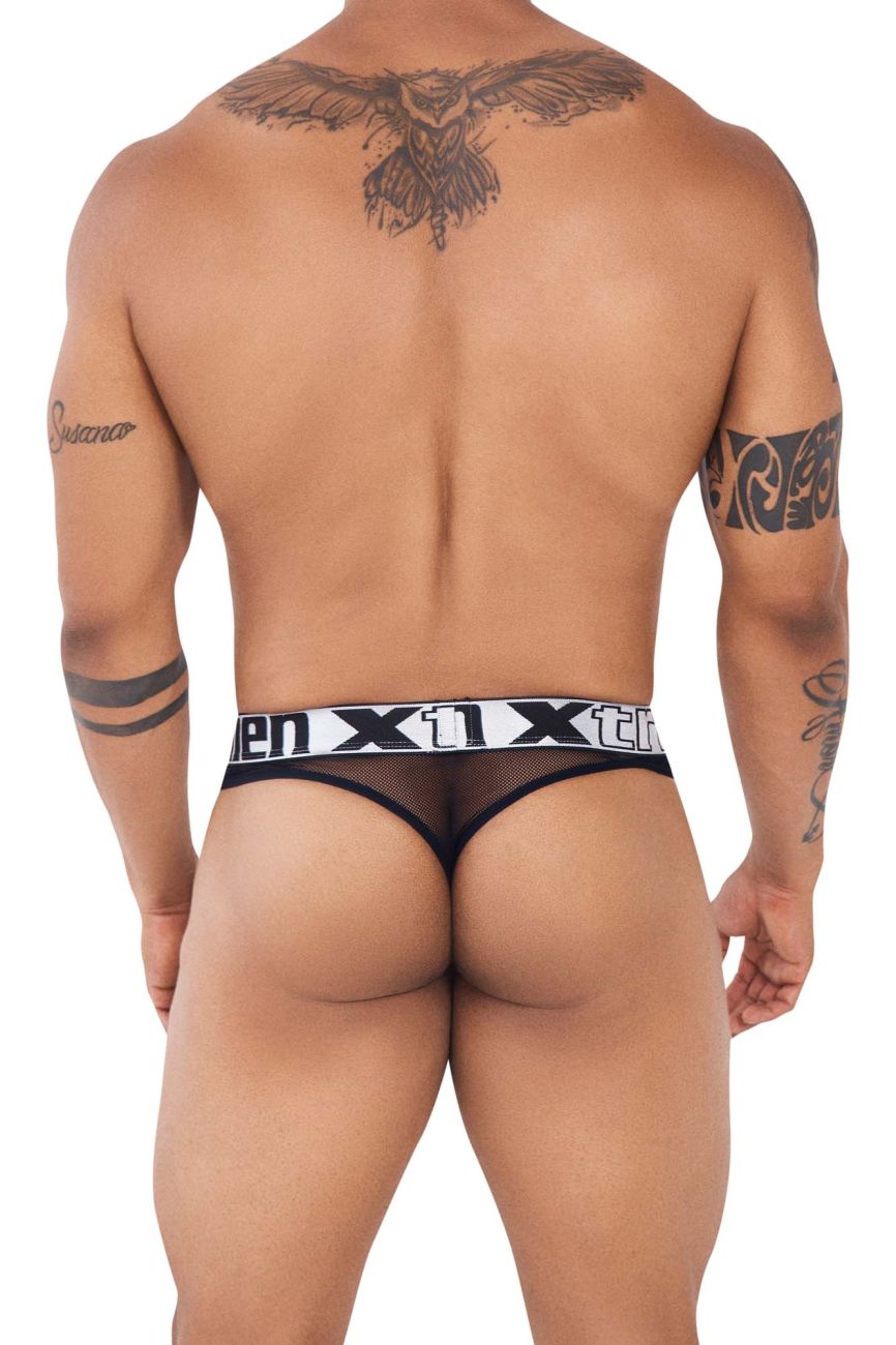 Xtremen 91137 Mesh Thongs Color Black - DealByEthan.gay loves Xtremen