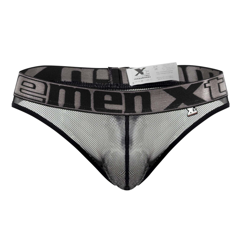 Xtremen 91137 Mesh Thongs Color Black - DealByEthan.gay loves Xtremen