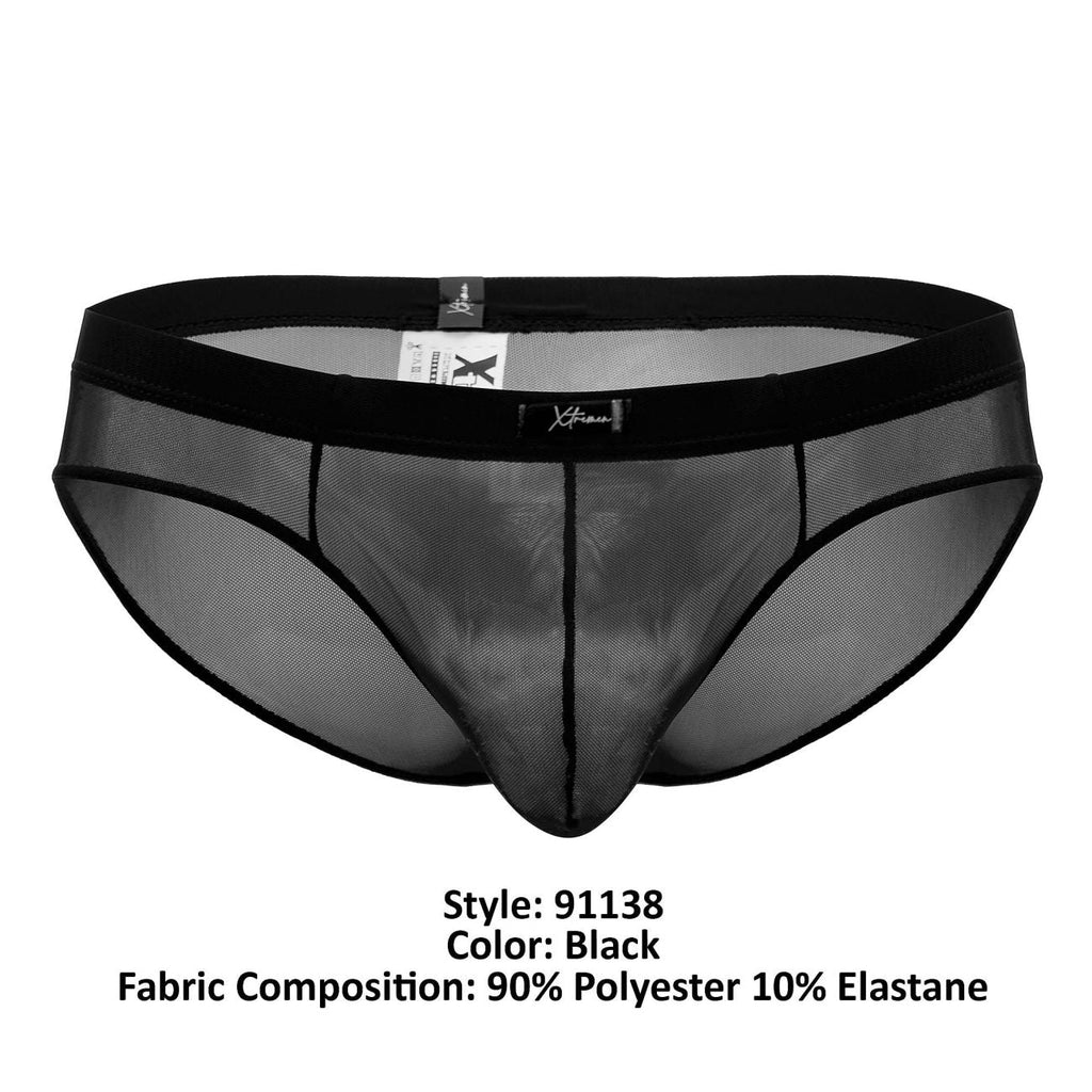 Xtremen 91138 Mesh Briefs Color Black - DealByEthan.gay loves Xtremen