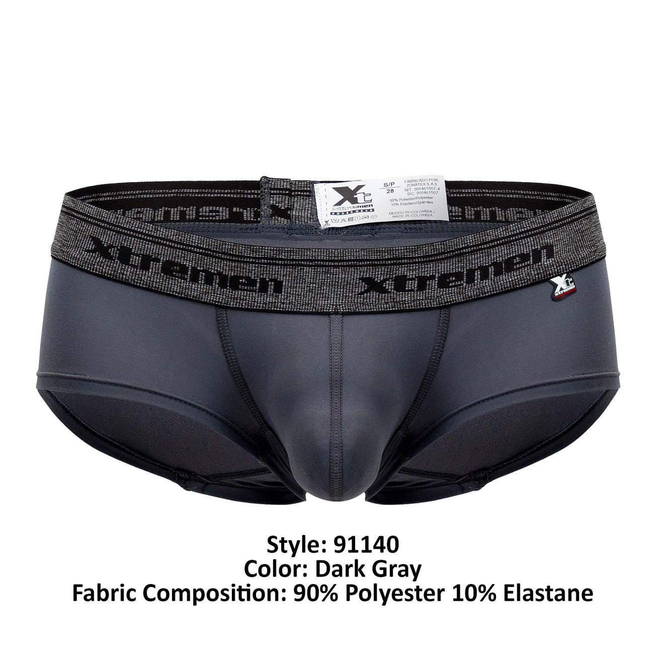 Xtremen 91140 Ultra-soft Trunks Color Dark Gray - DealByEthan.gay loves Xtremen